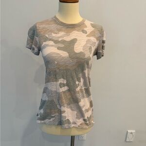 ATM Anthony Thomas Melillo short sleeve camo t-shirt. Size XS